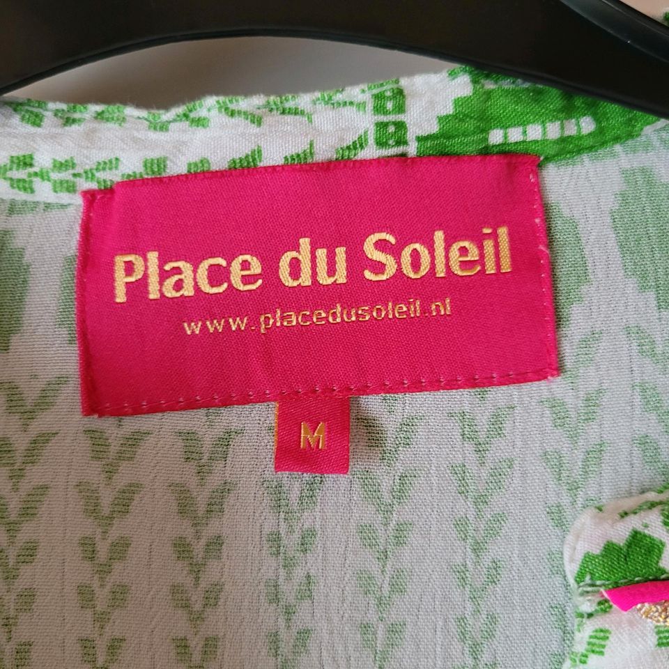 Sehr schönes Place du Soleil Kleid Gr. M weiß/grün/pink/orange in Bernried