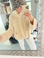 Zara Grob Strick Jacke M 38 oversized neu Creme Baden-Württemberg - Ulm Vorschau