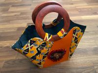 Exotische Tasche mit Afrika Motiven, in Handarbeit hergestellt Berlin - Marzahn Vorschau