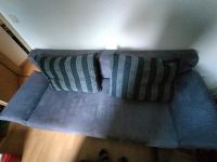 Blaues aufklappbares Sofa zu verkaufen Sachsen - Chemnitz Vorschau