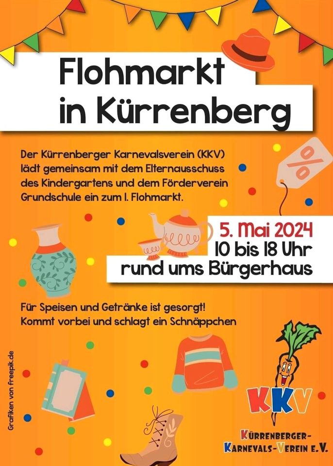 Flohmarkt in Kürrenberg in Mayen