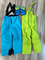 2 x Schneehose 110/116 + Handschuhe Gr. 4,5 Bayern - Leipheim Vorschau