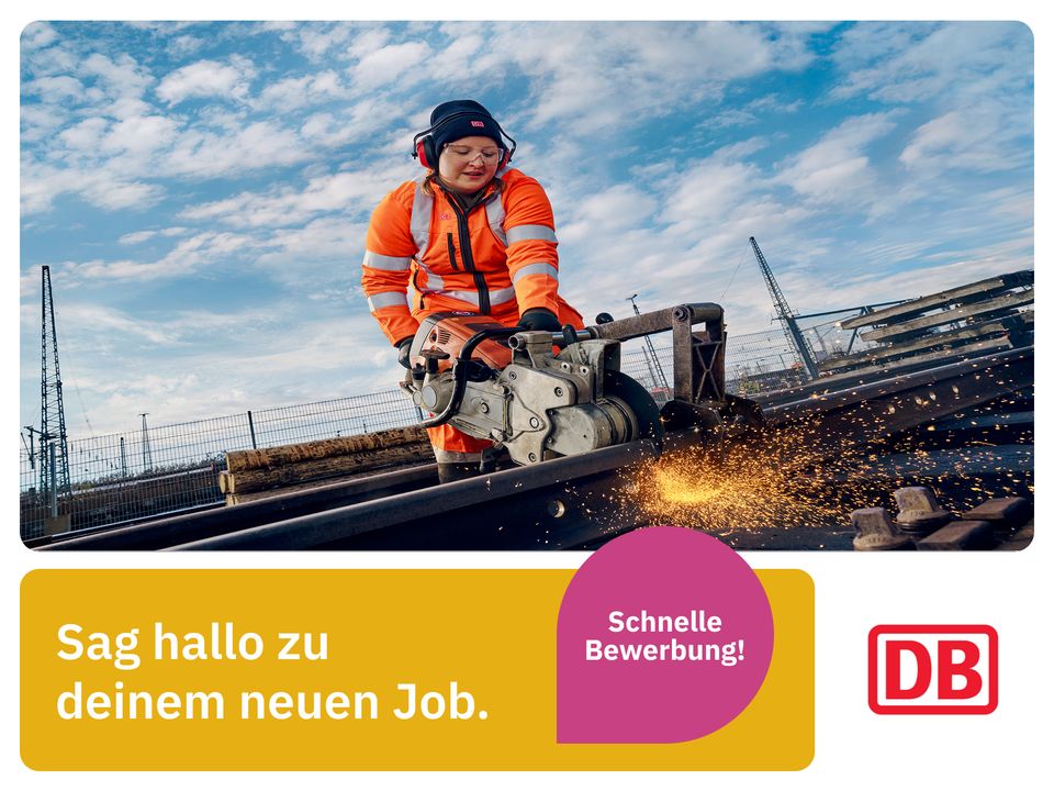 Ausbildung Gleisbauer:in 2024 (Deutsche Bahn) Ausbildungsplatz, Praktische Ausbildung, Ausbildung in Weiden in der Oberpfalz in Weiden (Oberpfalz)