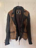 Tigha Bikerjacke, geknautschtes Schafleder, Lederjacke Größe XL/L Nürnberg (Mittelfr) - Südoststadt Vorschau
