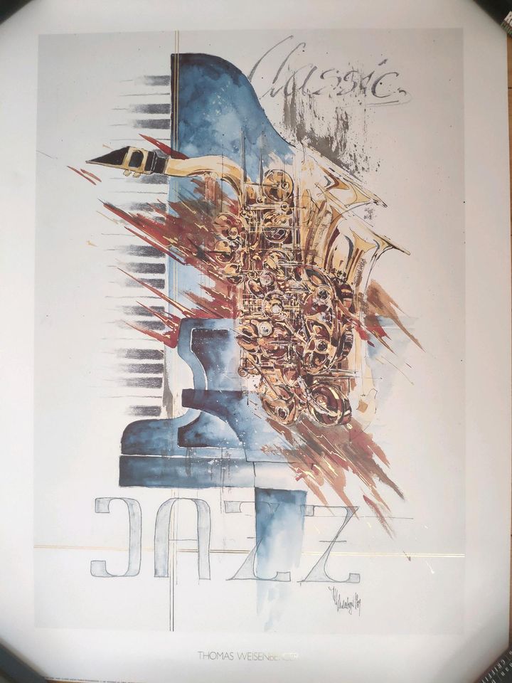 Kunstdruck, Poster "Jazz Classic" von Thomas Weisenberger in Geretsried