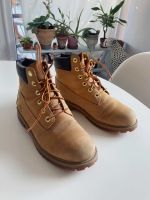 Timberland Schnürer Stiefel Arbeitsschuhe 40 hellbraun Wildleder Wandsbek - Hamburg Marienthal Vorschau