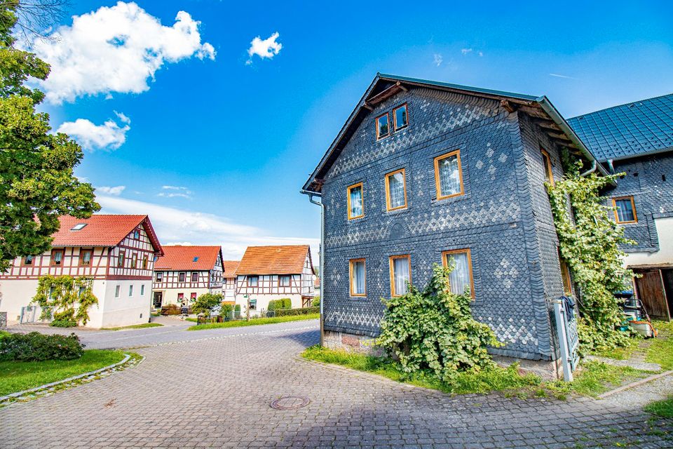 Gepflegtes Einfamilienhaus mit Garage im schönem Weischwitz | Pachtwiese in Kaulsdorf