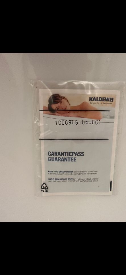 Kaldewei Badewanne mit Träger Neu in Hannover