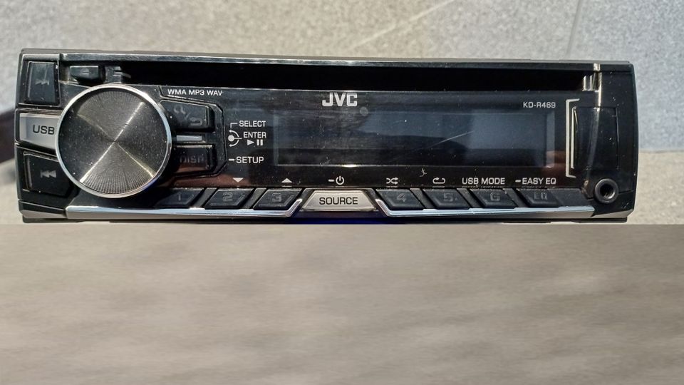 Autoradio JVC KD R469   CD AUX USB    MP3 WMA WAV in Lähden