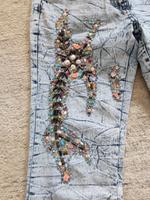 Ausgefallene Stretch Jeans m. Muscheln Perlen Gr. S (ca. 36) Bayern - Garmisch-Partenkirchen Vorschau
