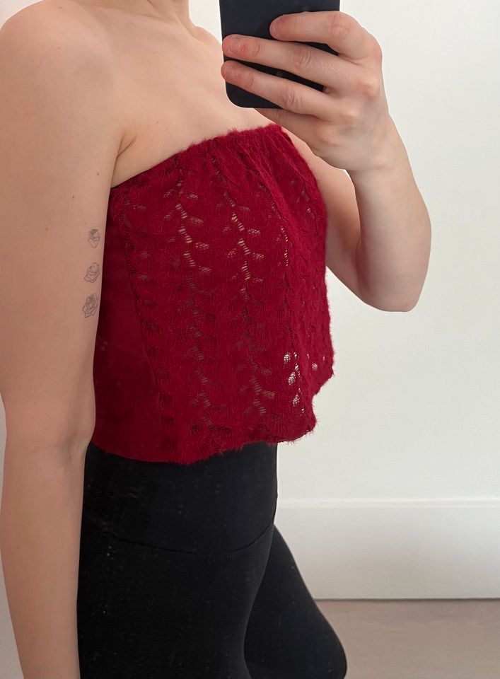 Rotes Bandeau Top | Sassyclassy | S in Stuttgart