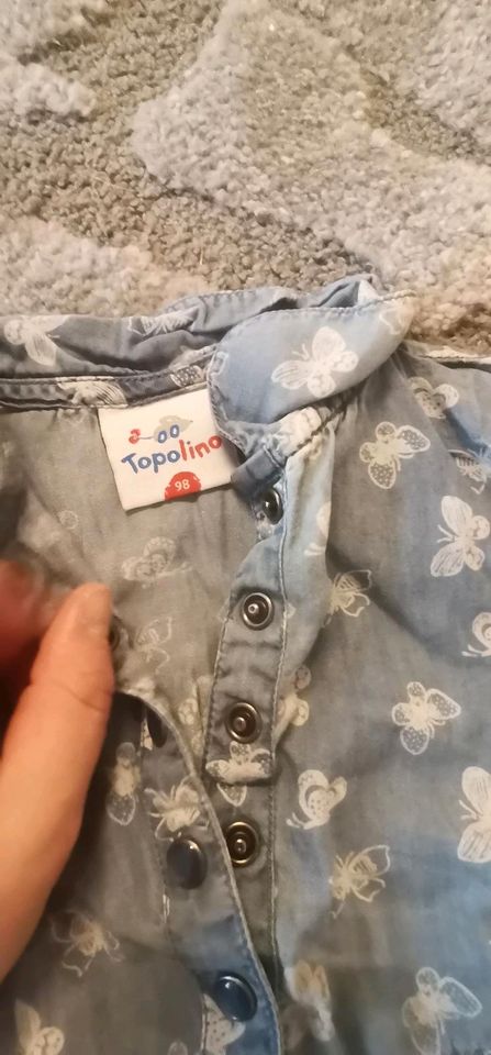 2 Jeans Kleider ernstings Blumen gr 92 98 in Cottbus