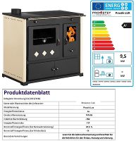 Küchenofen Holzherd Practik LUX creme, linke Version - 9,5 kW Sachsen - Bernsdorf Vorschau