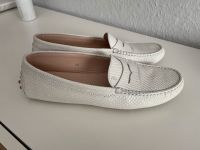 TOD‘S Gommino Loafer Slipper Gr. 40 Weiss Mokassins Münster (Westfalen) - Centrum Vorschau