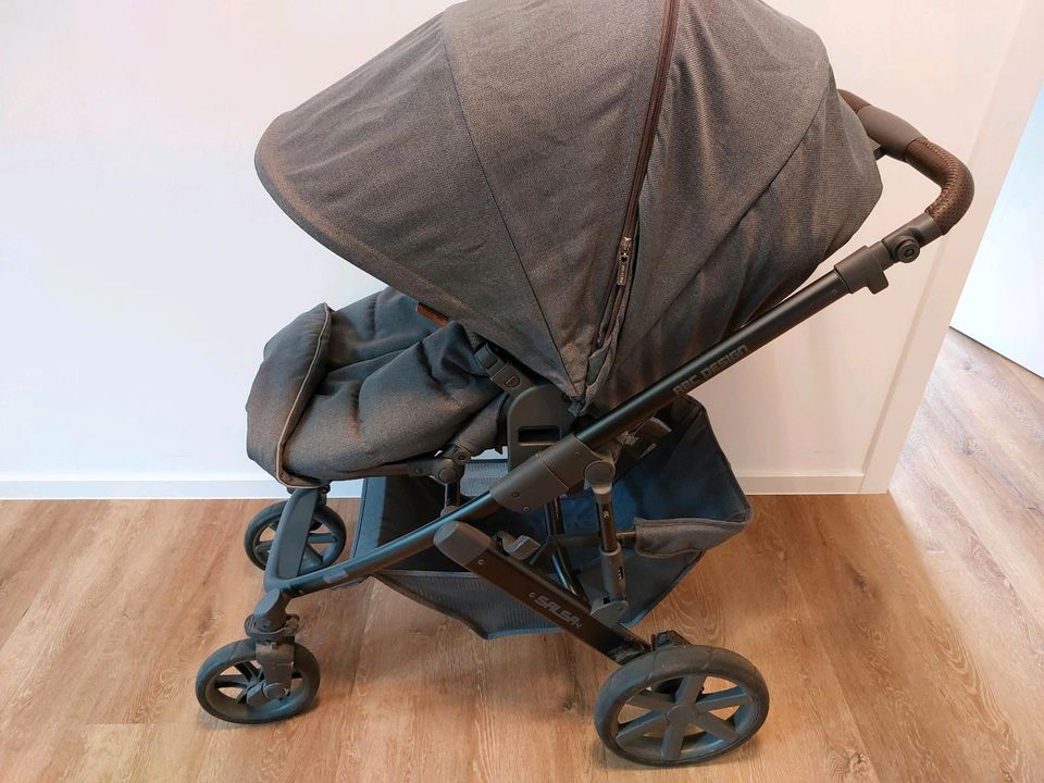 ABC Salsa 4 Kinderwagen mit VIEL Zubehör in Lotte