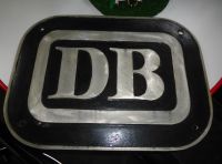 DB Schild 80er Jahre Vintage Metallguss Nordrhein-Westfalen - Oberhausen Vorschau