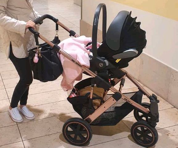 Kinderwagen abc design komplett zuverkaufen + cybex babyschale in Ahlen