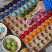 Zahlen und Rechenspiel, Farbspiel, handgefertigt, Montessori Nordrhein-Westfalen - Solingen Vorschau