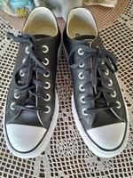 Neuwertige Allstar Converse Sneaker Gr. 5, 38 Leder, schwarz Nordrhein-Westfalen - Borgentreich Vorschau