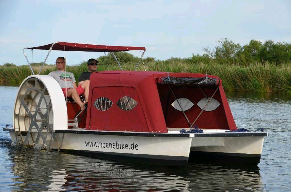 Urlaub auf der Peene / Boot mieten / Lütt Hütt / Peenebike Loitz in Loitz (Bei Demmin)