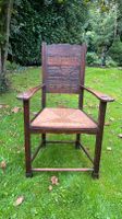 Worpsweder Stühle (zwei) Binsengeflecht Holzstuhl Antik Nordrhein-Westfalen - Castrop-Rauxel Vorschau