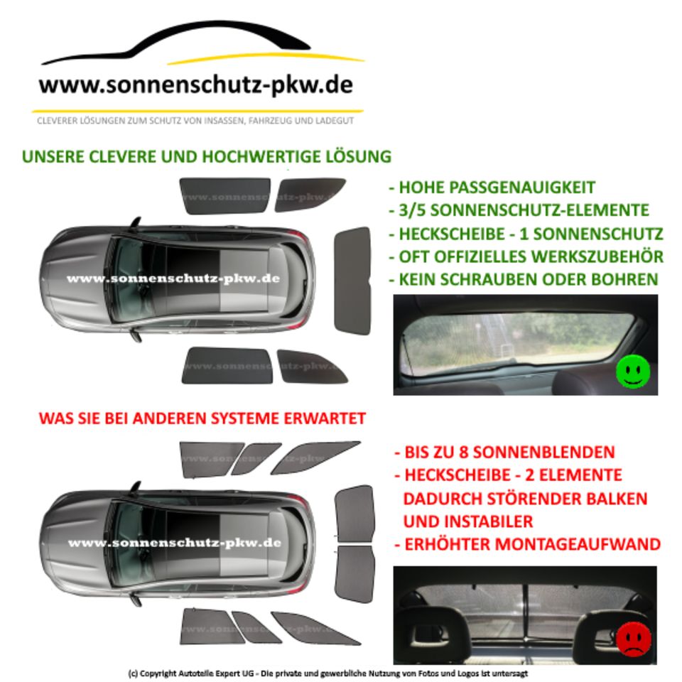 Sonnenschutz Sonniboy Audi A6 Avant C6 4F 2005-2011 in Rheinland-Pfalz -  Westhofen