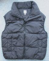 H&M wattierte Damen-Stepp-Weste lang schwarz-braun, S-L oversized Bremen - Hemelingen Vorschau