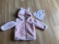 Kuscheljacke Teddyjacke Gr. 98 kuschelig mit Ohren rosa + Mütze Rheinland-Pfalz - Landau in der Pfalz Vorschau