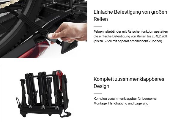 Thule Epos 3 * Anhängerkupplungs-Fahrradträger 3 Bike wie NEU in Röhrsdorf