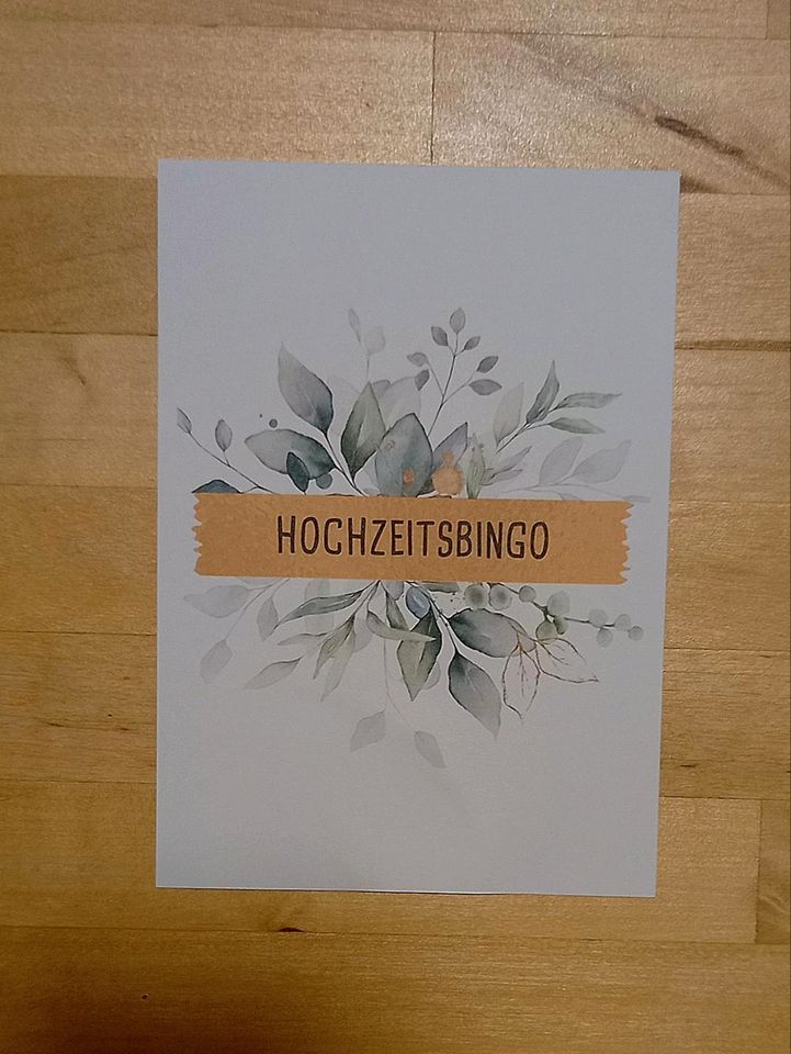 Hochzeitsbingo Karten (55 Stück) in Schlaitdorf