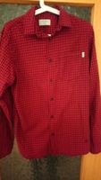 Herren Hemd Jack and Jones "Jorsteve Shirt LS" rot-schwarz Hessen - Wolfhagen  Vorschau