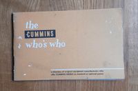 Cummins Who's Who Fahrzeugliste Von 1955 Original Prospekt.  Ca. Bayern - Sailauf Vorschau