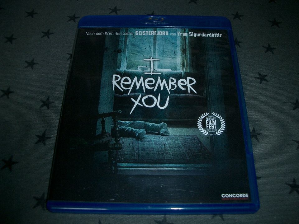 I remember you / Blu-ray / Wendecover / WIE NEU in Burgwedel