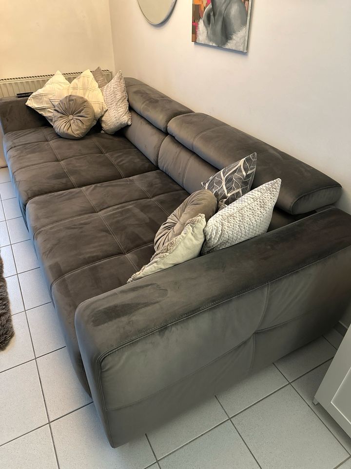 Couch Big Sofa Grau in Solingen