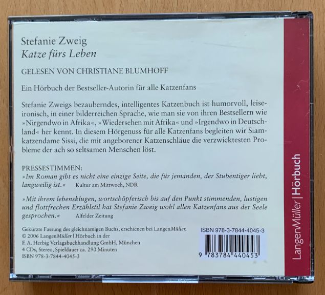3 Hörbücher - HUMMELDUMM. /Geheime Tochter / Katze fürs Leben ! in Kaiserslautern