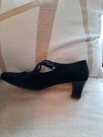 Schwarze elegante glatte Wildleder Schuhe  ALEXANDRIA Gr.37 Saarland - Perl Vorschau