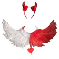 Kostüm Engel und Teufel, Flügel und Haarreifen Niedersachsen - Sögel Vorschau