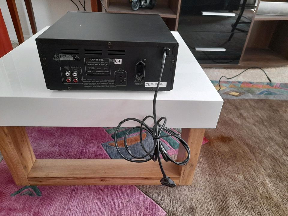 Onkyo K - W 606 Stereo Casette Tape Deck in Düsseldorf