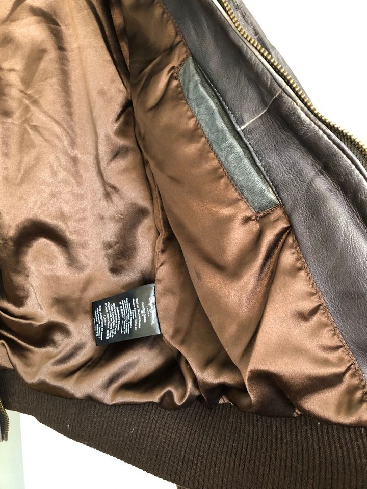 PEPE JEANS Lederjacke, Gr. M, grau/anthrazit in Berlin