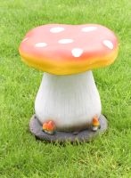 Pilz Tisch Hocker Statuen Bunter Pilz Orange Nordrhein-Westfalen - Stolberg (Rhld) Vorschau