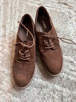 Braune Halbschuhe, Größe 38 Stuttgart - Stuttgart-Ost Vorschau