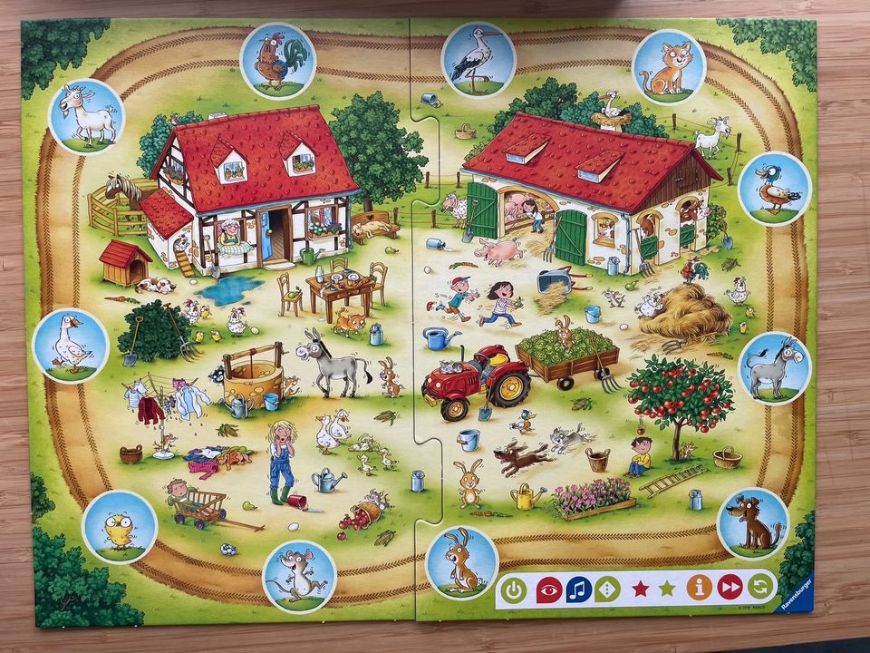 Ravensburger tiptoi Spiel 00830 Rätselspaß auf dem Bauernhof in Würzburg