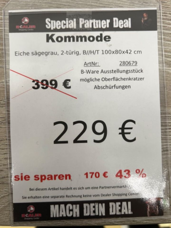 Kommode / Schrank / Stauraumelement statt 399,-€ in Zeitz