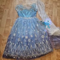LED Prinzessinnenkleid / Kleid blau inkl Zubehör Gr. 128 Sachsen-Anhalt - Querfurt Vorschau