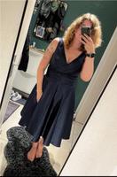 Swing elegantes Cocktailkleid Größe 40 dunkelblau Abendkleid Feldmoching-Hasenbergl - Feldmoching Vorschau