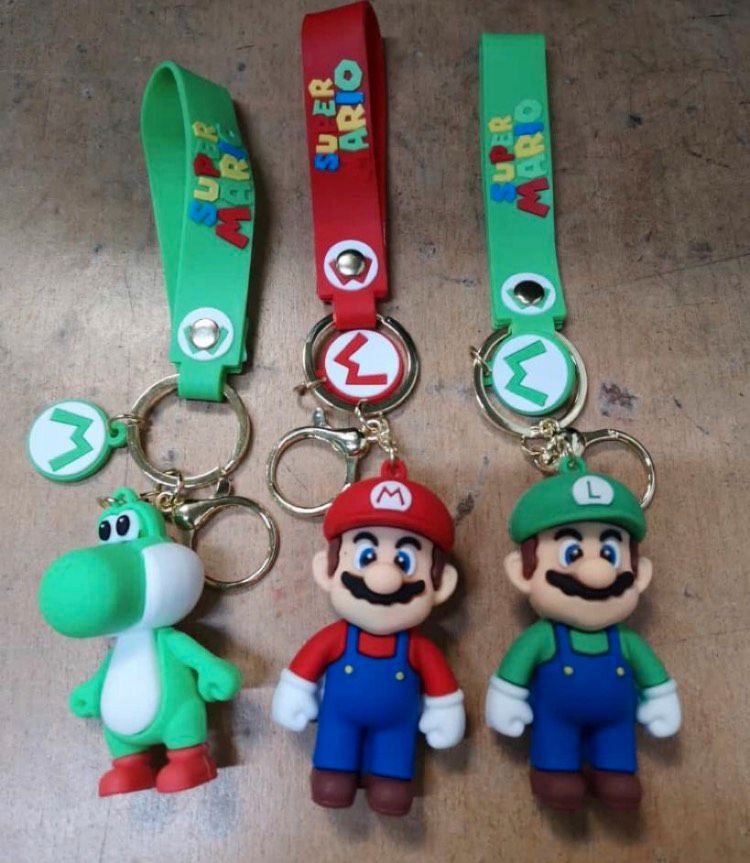 Restposten Mario Luigi Yoshi Schlüsselanhänger 50Stk./Packung in