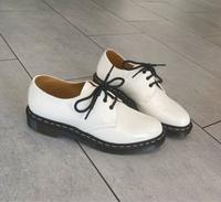 Dr. Doc Martens weiß Lack Halbschuhe, Schnürschuh, Patent Lamper Hessen - Künzell Vorschau