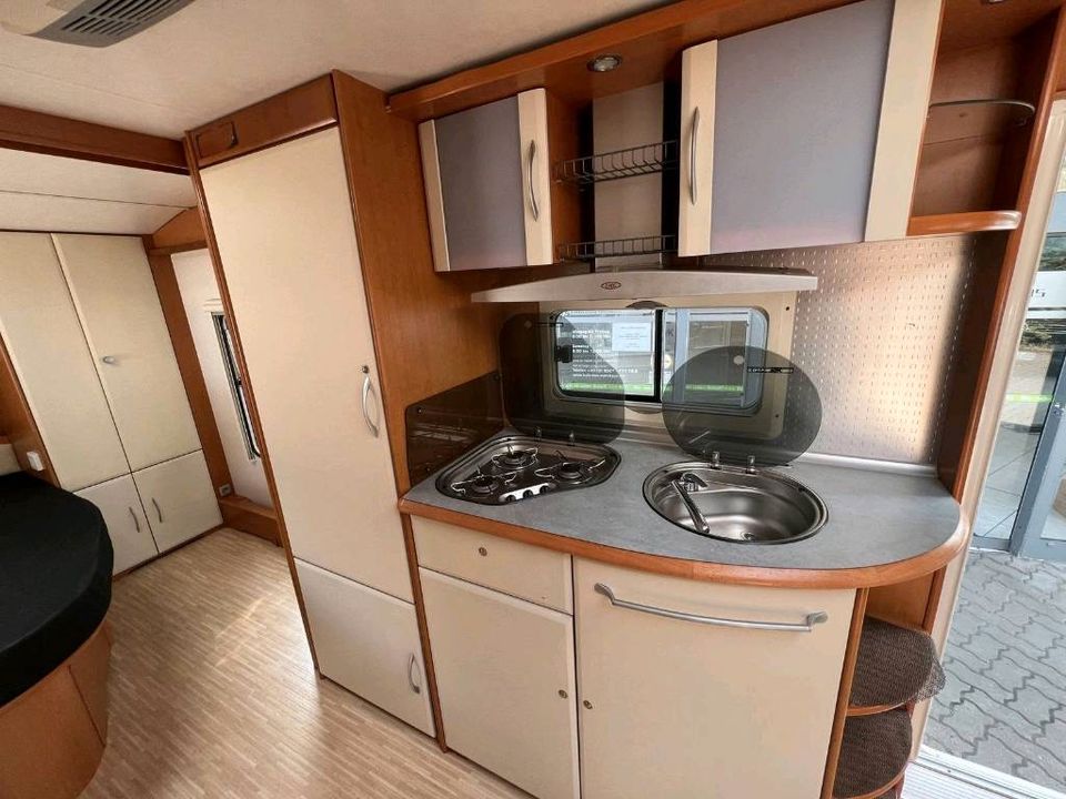 MF52 verleihe Wohnwagen LMC EXQUISIT 625 VIP Exzellent Wohnanhänger Campingwagen Caravan Wohnmobil Campinganhänger mieten ausleihen Verleih rent a caravan ohne Toilette in Cottbus