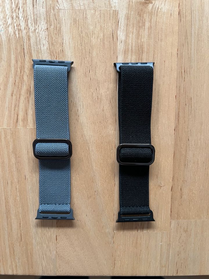 Armband Solo Loop für Apple Watch, schwarz oder grau, Stückpreis in Everswinkel