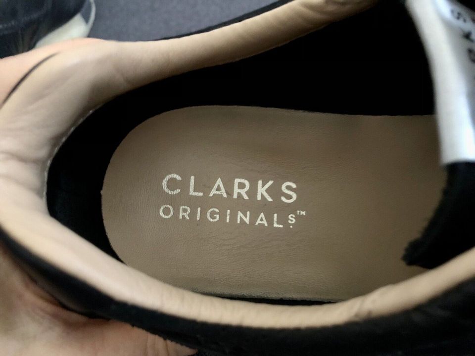 Clarks Originals Torrun Black Combi Echtleder Herren Sneaker, 43 in Leipzig